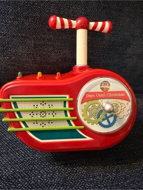 Vintage-Style Christmas Countdown Clock Days Until Christmas Learning Toy